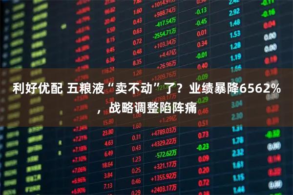 利好优配 五粮液“卖不动”了？业绩暴降6562%，战略调整陷阵痛